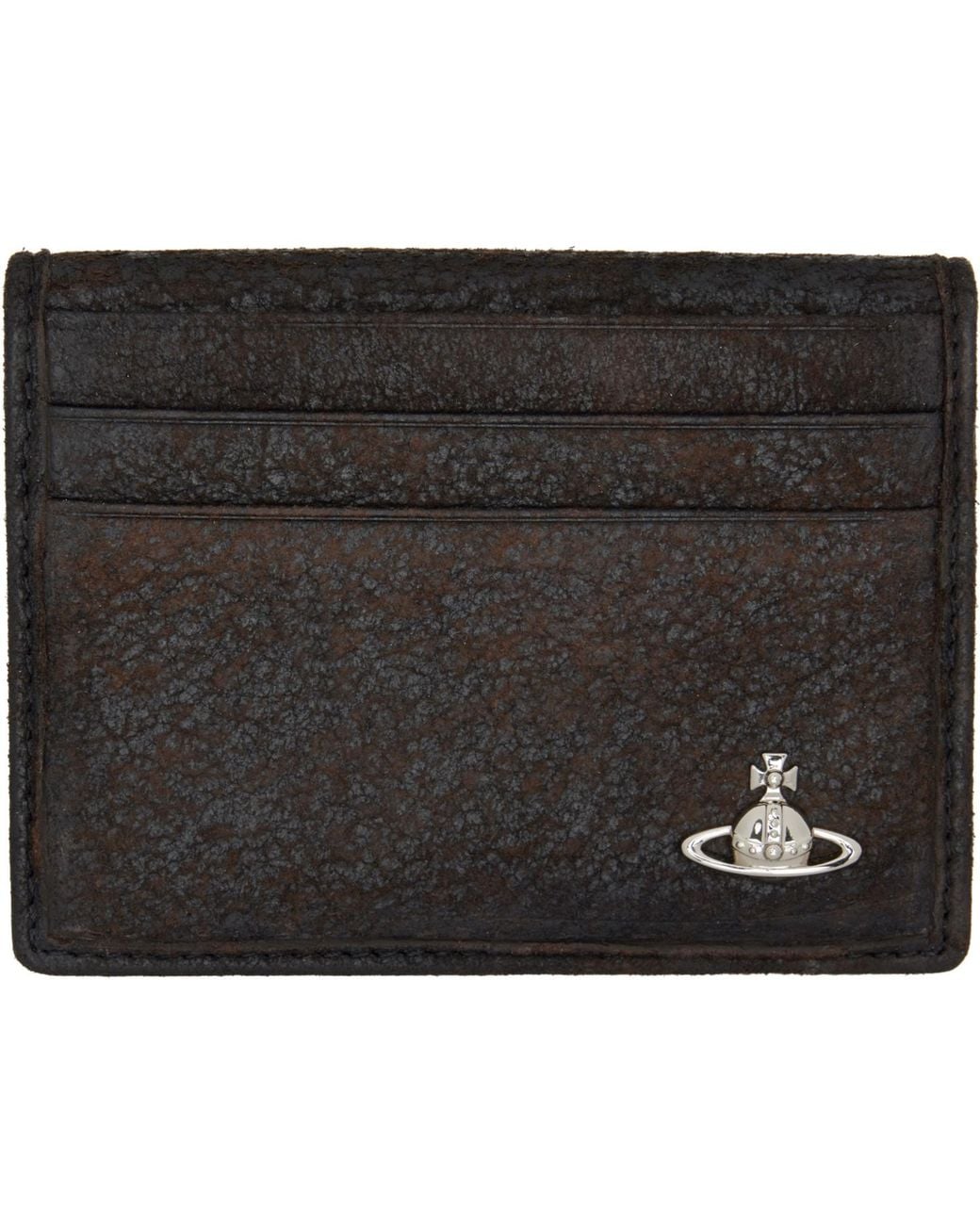 Vivienne Westwood Black Bifold Card Holder for men