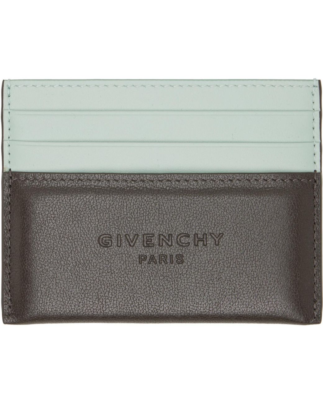 Givenchy Gray Padded Cardholder for men