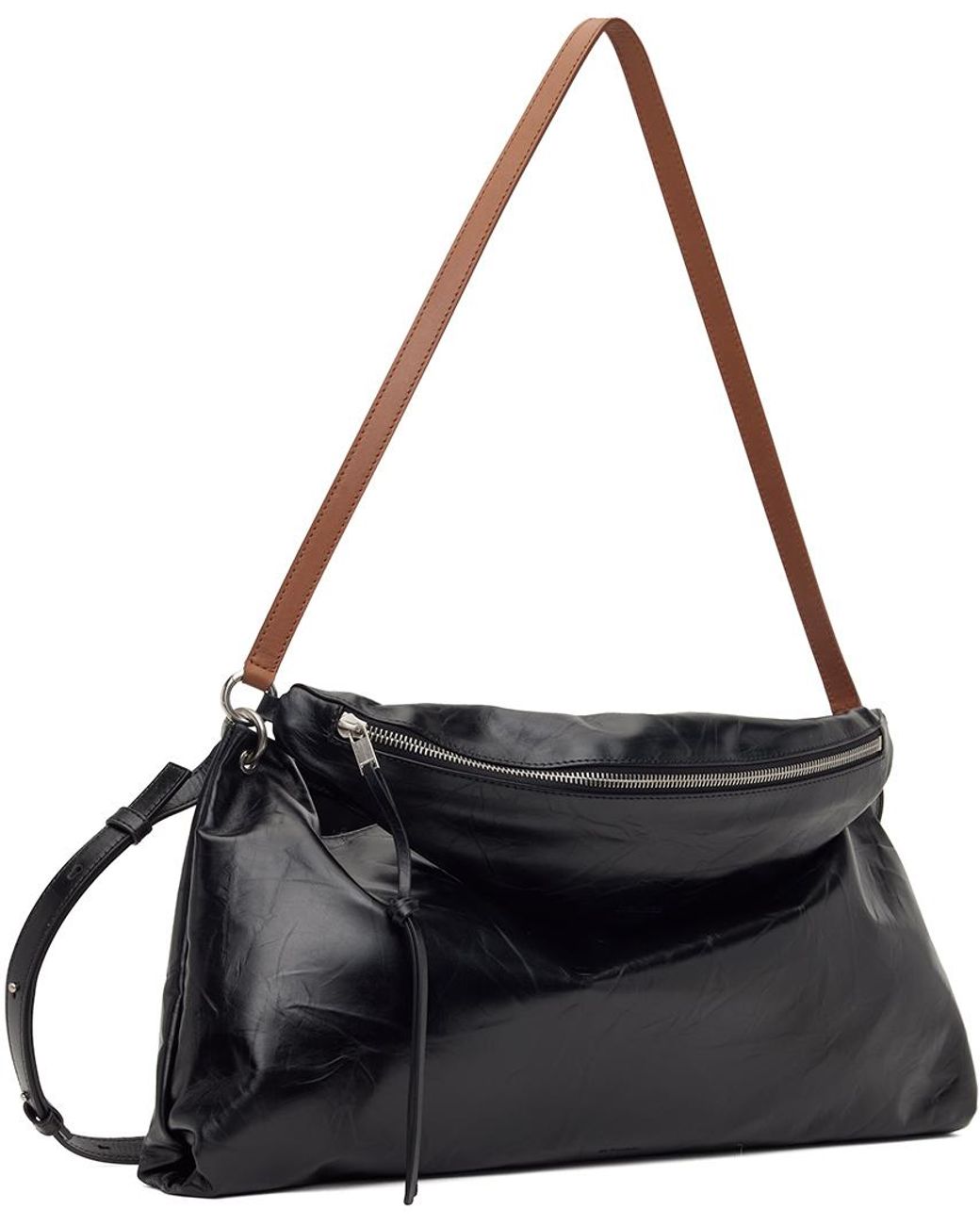 Jil Sander Twin Crossbody Bag in Black for Men | Lyst