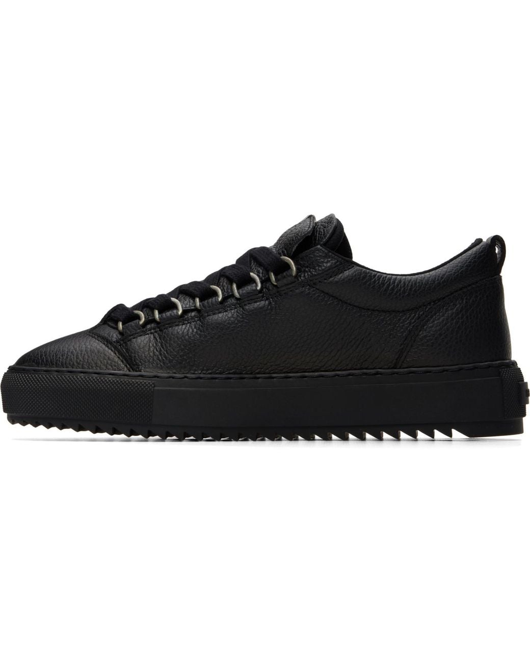 Represent Black Alpha Trek Sneakers for men