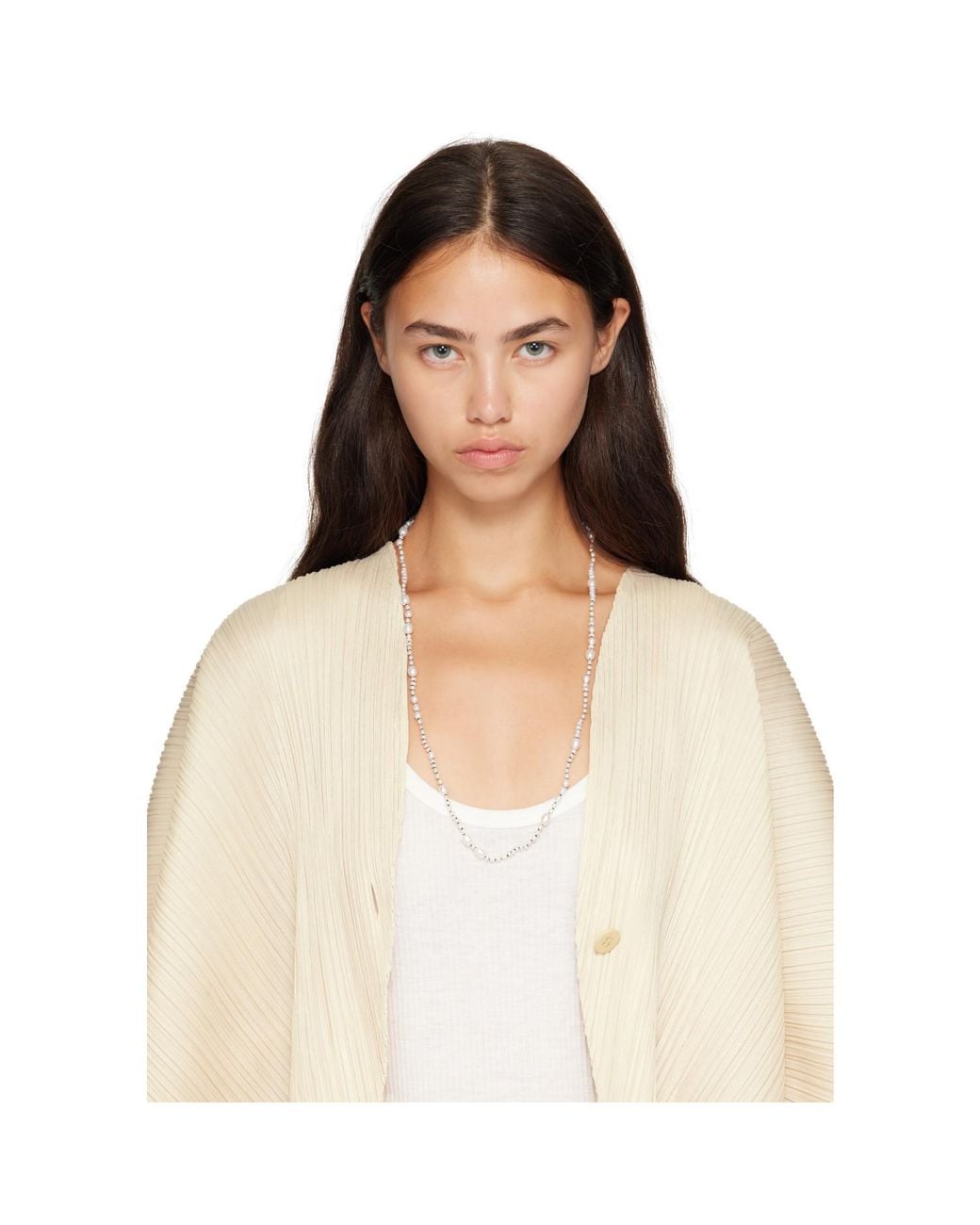Sophie Buhai White Mermaid 30 Necklace