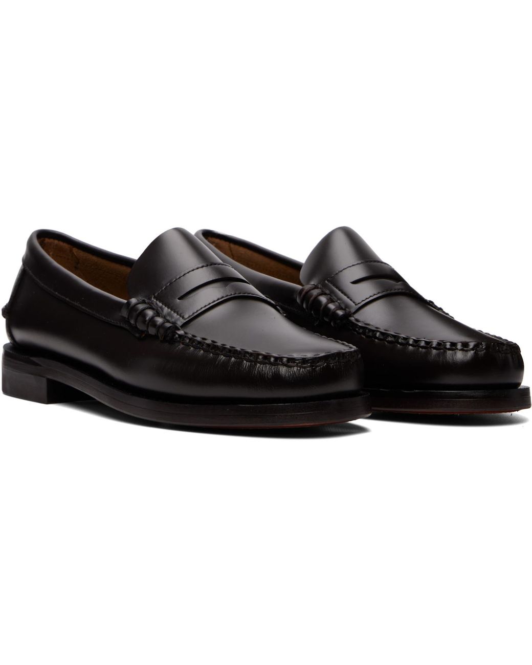 Sebago Black Classic Dan Loafers for men