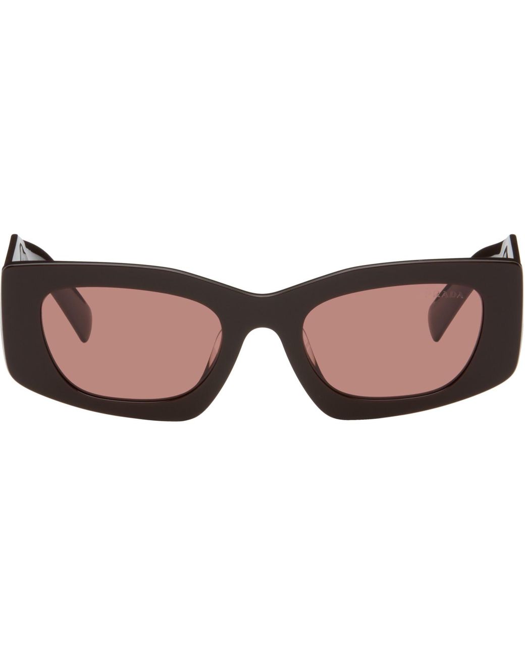 Prada Brown Cat-Eye Sunglasses