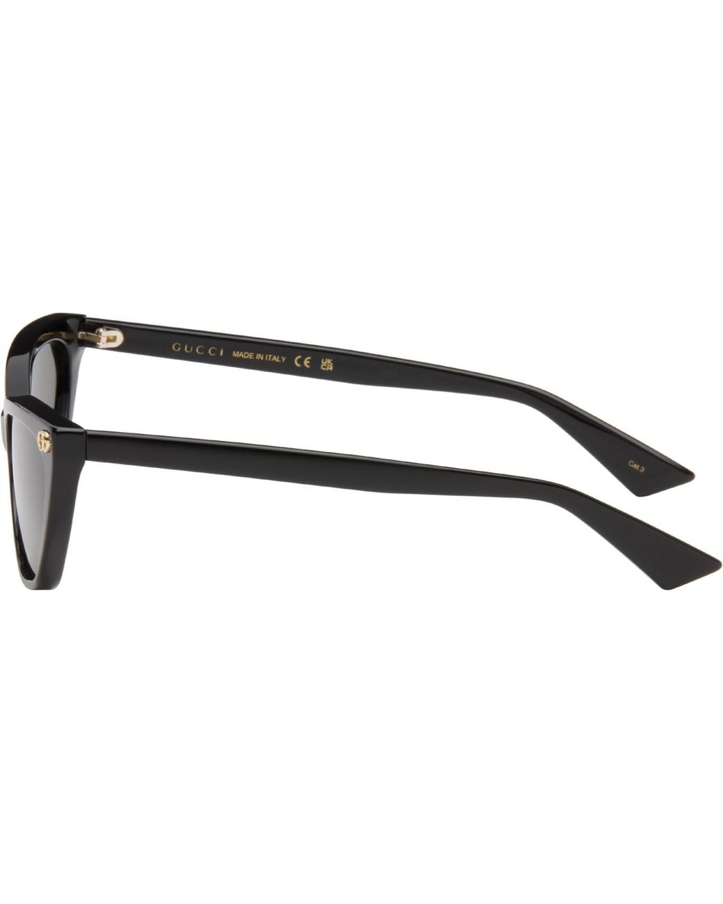 Gucci Gray Light Gg Cat Eye Sunglasses