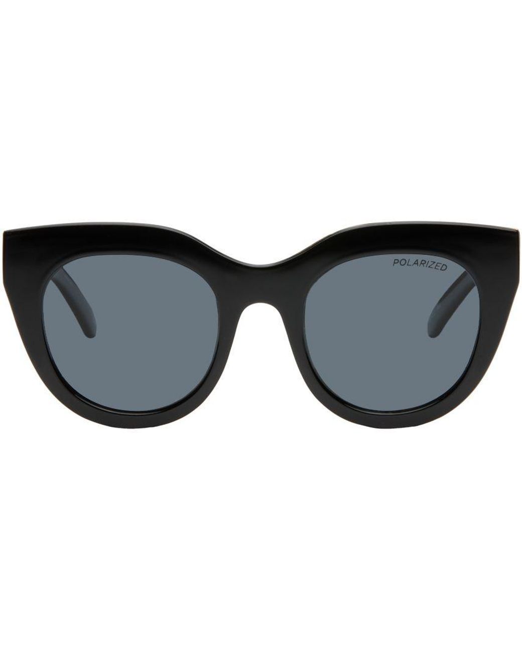 Le Specs Black Air Heart Sunglasses | Lyst