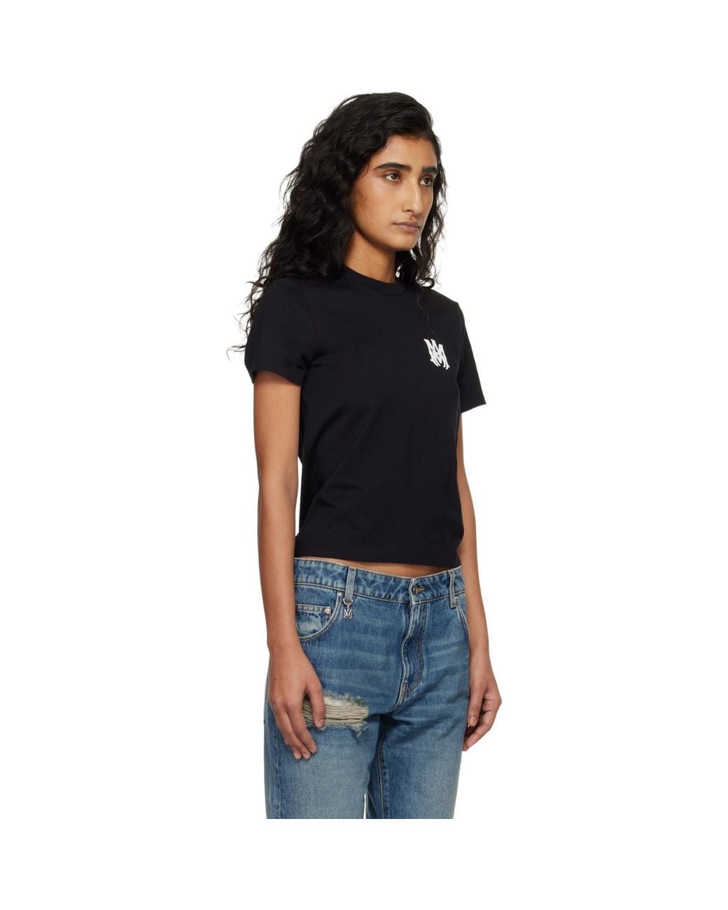 Amiri Black Ma Core Logo T-Shirt