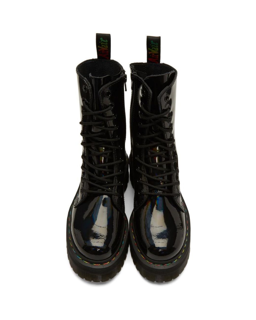 Dr. Martens Black Rainbow Jadon Hi Boots | Lyst