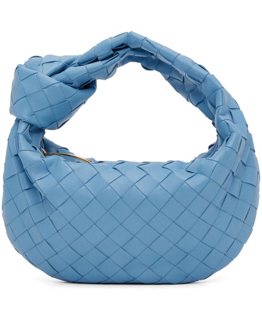 Bottega Blue Mini Jodie Bag Lyst