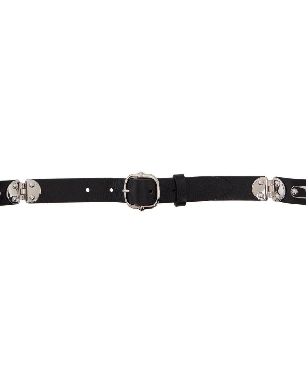 Isabel Marant Black Depson Leather Belt
