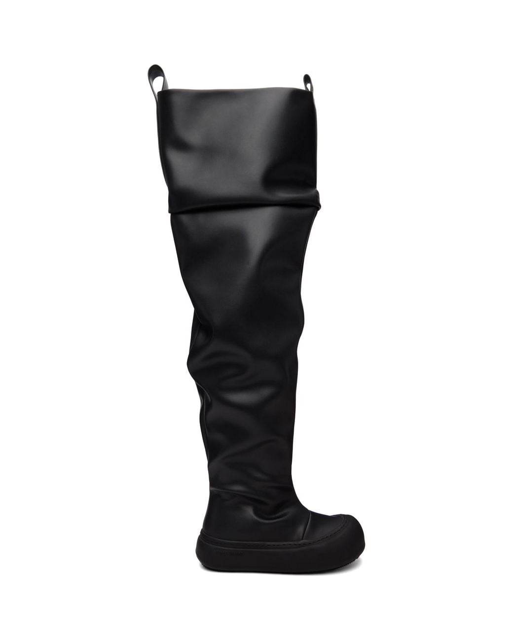 Yume Yume Black High Fisherman Tall Boots