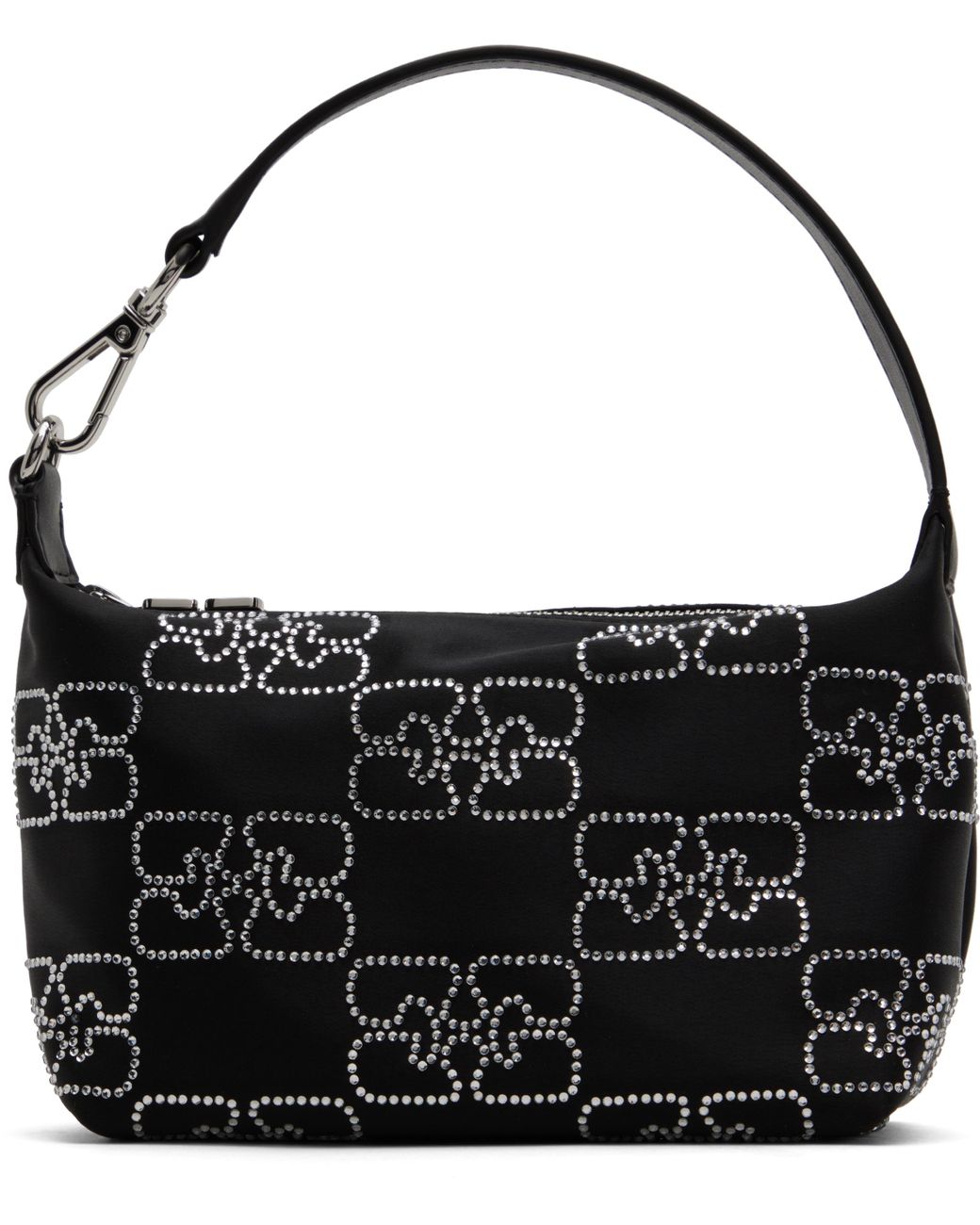 ★GANNI★Small Butterfly SATIN Sparkle Tote Bag Ganni Small Butterfly Satin Sparkle Bag in Black | Lyst