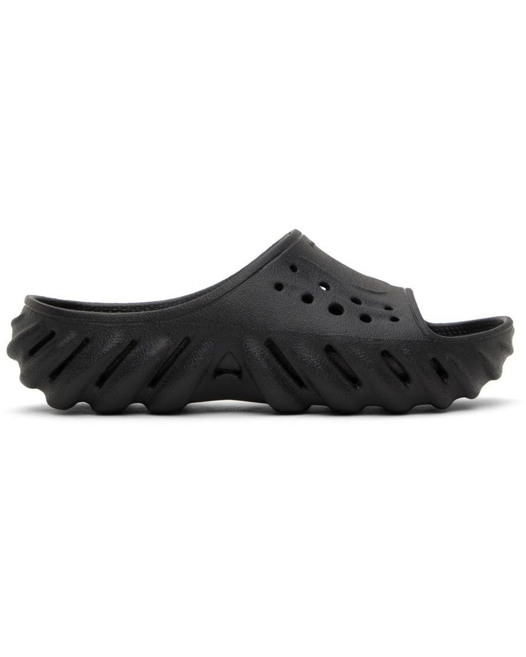 Crocs™ Echo Slides in Black for Men | Lyst