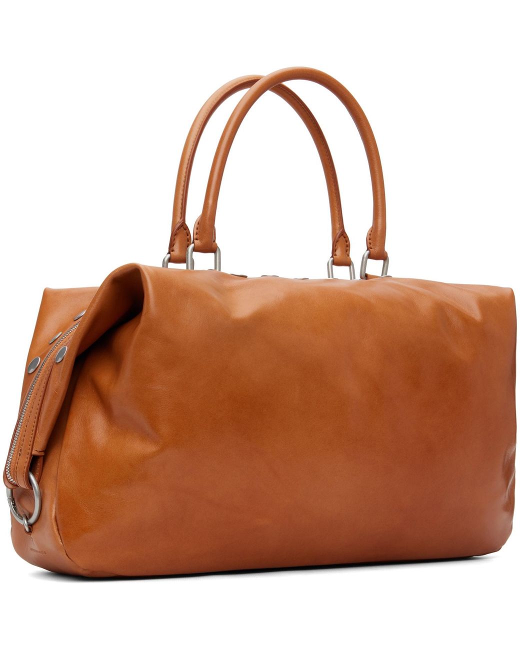 MARGE SHERWOOD Brown Dumpling Stud Bag
