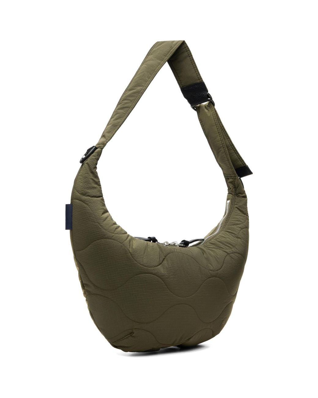 Comme des Garçons Green Khaki Nylon Ripstop Messenger Bag for men