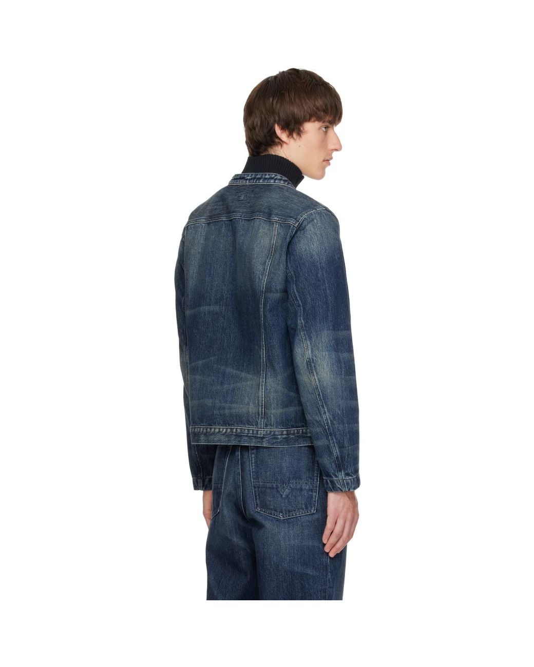 DIESEL Blue D-Glory-Fsj Denim Jacket for men