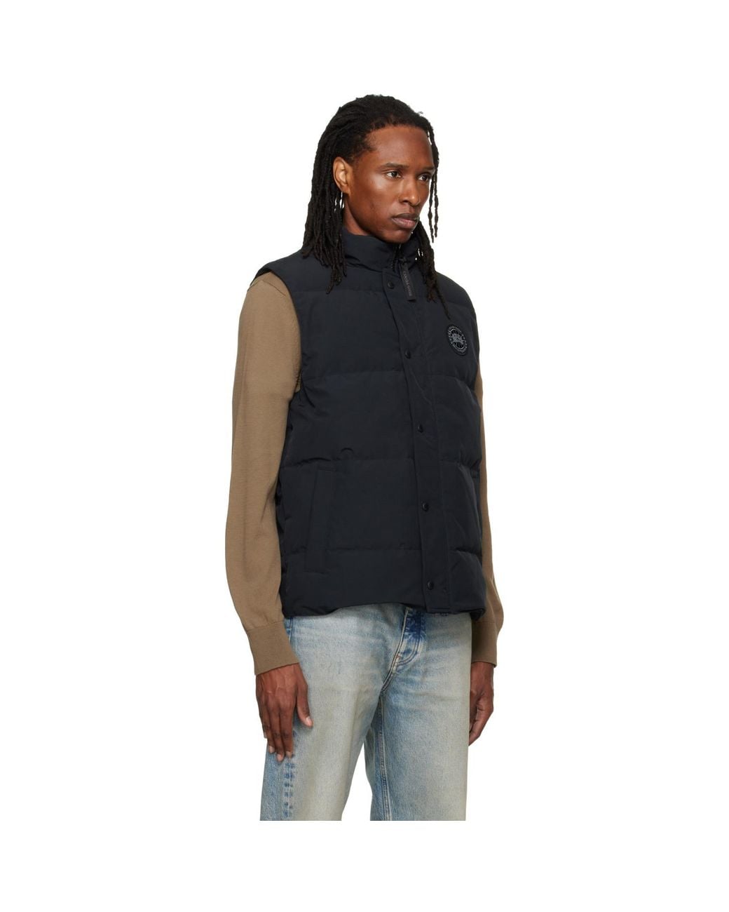 Canada Goose Black Garson Down Vest for men