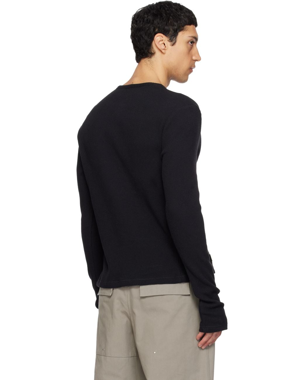 Carrera Black Ssense Exclusive Lis Henley for men