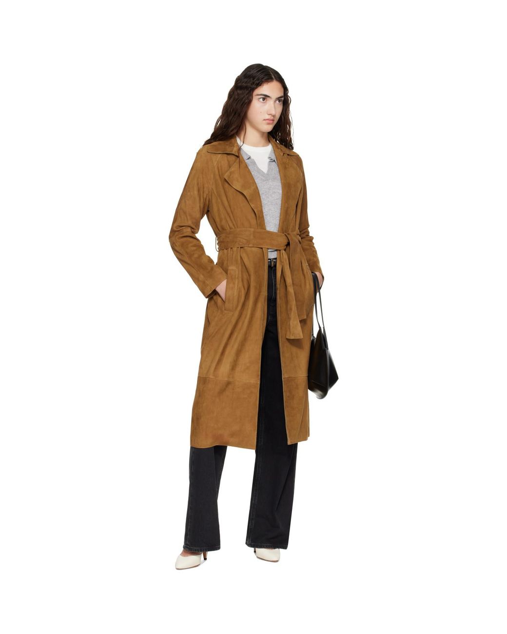 Arma Metallic Tan Yava Suede Jacket