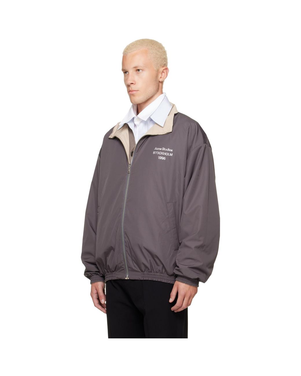 Acne Natural Reversible Logo Jacket for men