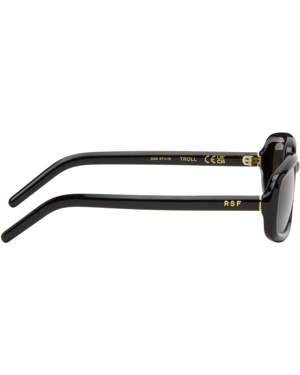 Retrosuperfuture Black Troll Sunglasses for men