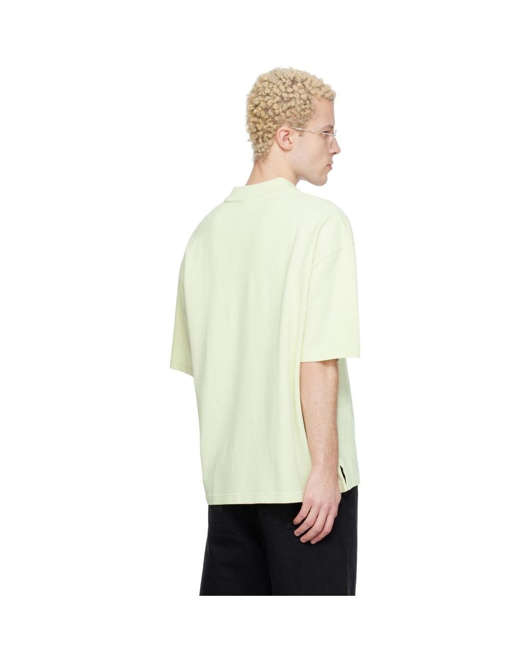 Maison Kitsuné Natural Fox Head Oversize Polo for men