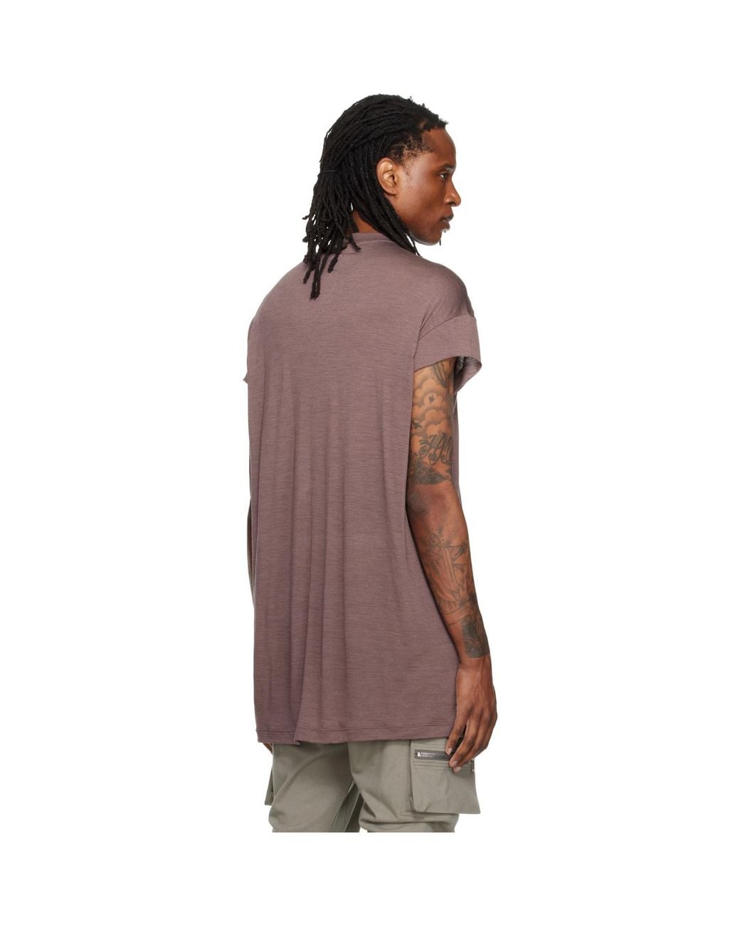 Rick Owens Brown Tower Rick S Jumbo S/S T-Shirt for men