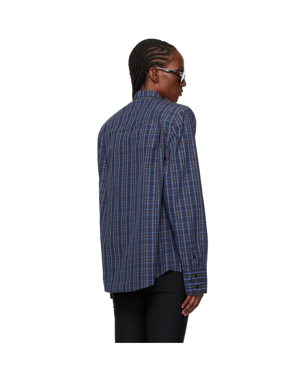 Mugler Blue Power Shirt