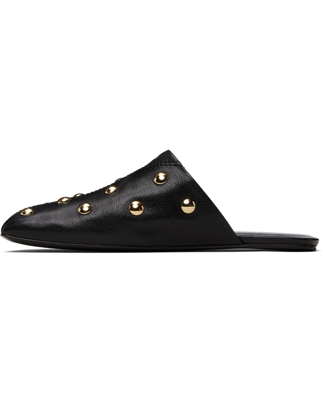 Chloé Black Rita Mule Loafers