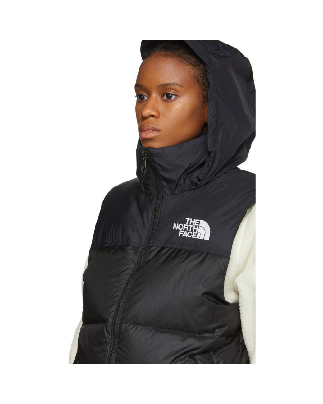 black north face nuptse womens