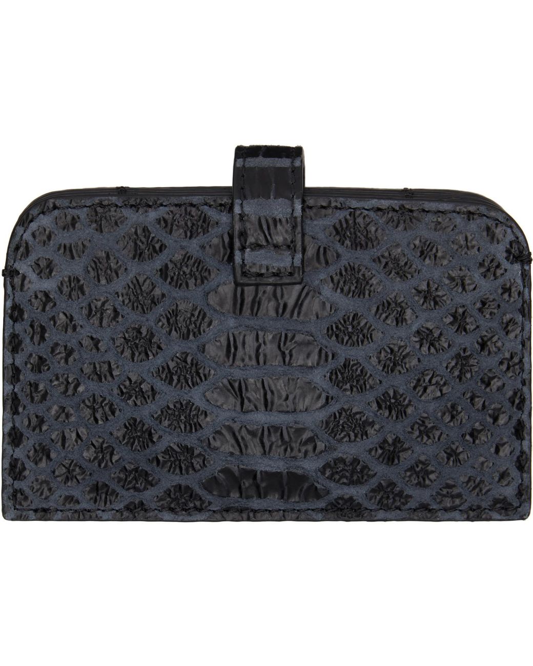 Vivienne Westwood Black Accordion Card Holder for men