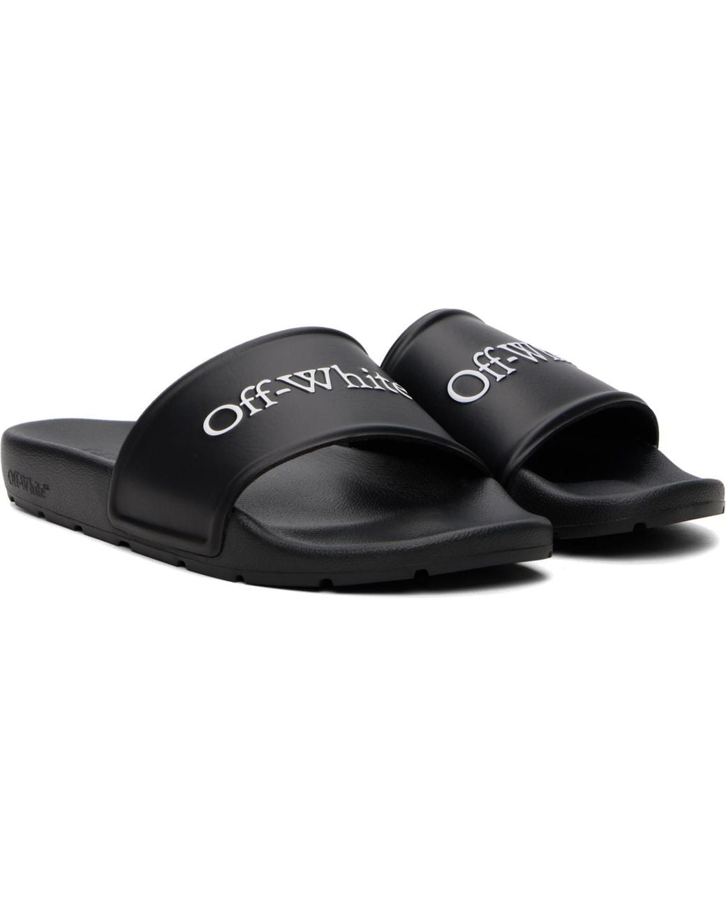 Off-White c/o Virgil Abloh Black Bookish Slider Sandals for men