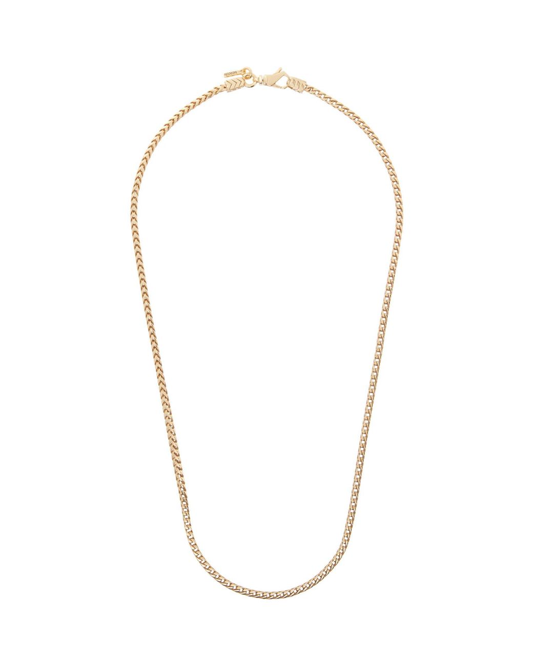 Emanuele Bicocchi Metallic Box Chain Necklace for men