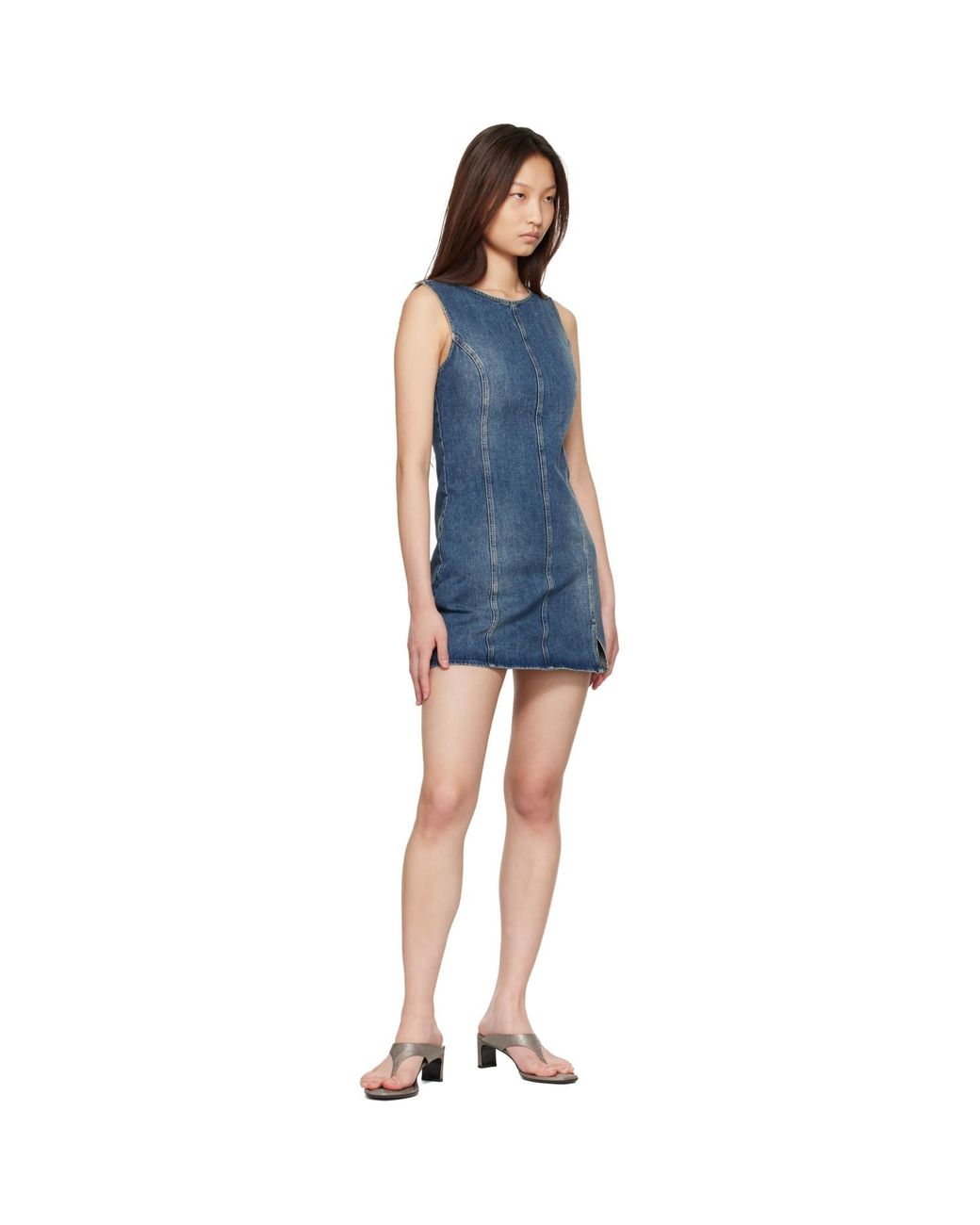 Our Legacy Blue Pliant Denim Minidress
