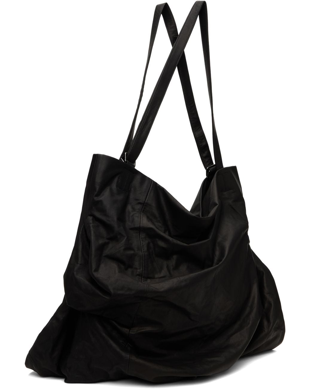 Yohji Yamamoto Unevenness Tote in Black | Lyst