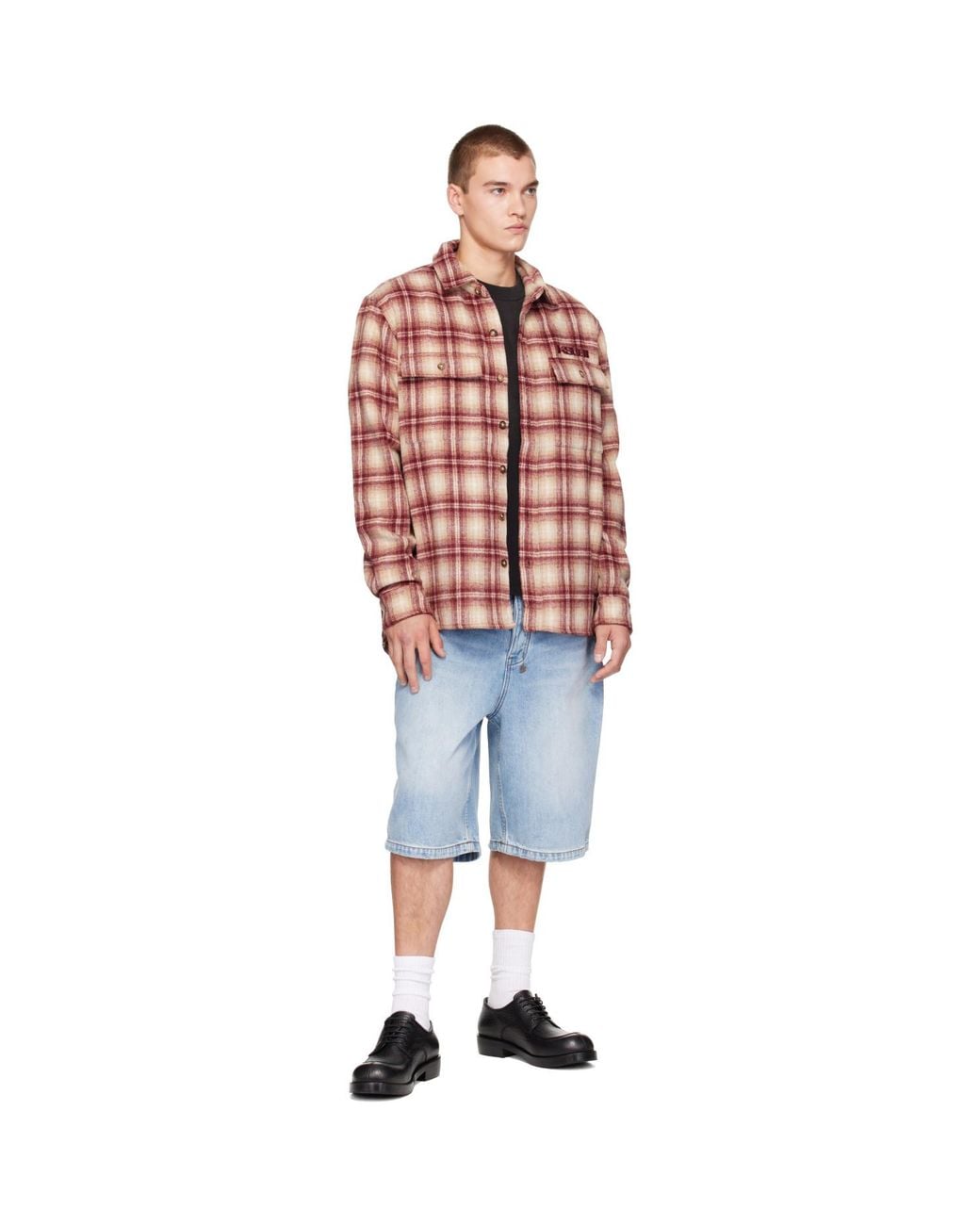 Ksubi Red Sott Rosebowl Ls Shirt for men