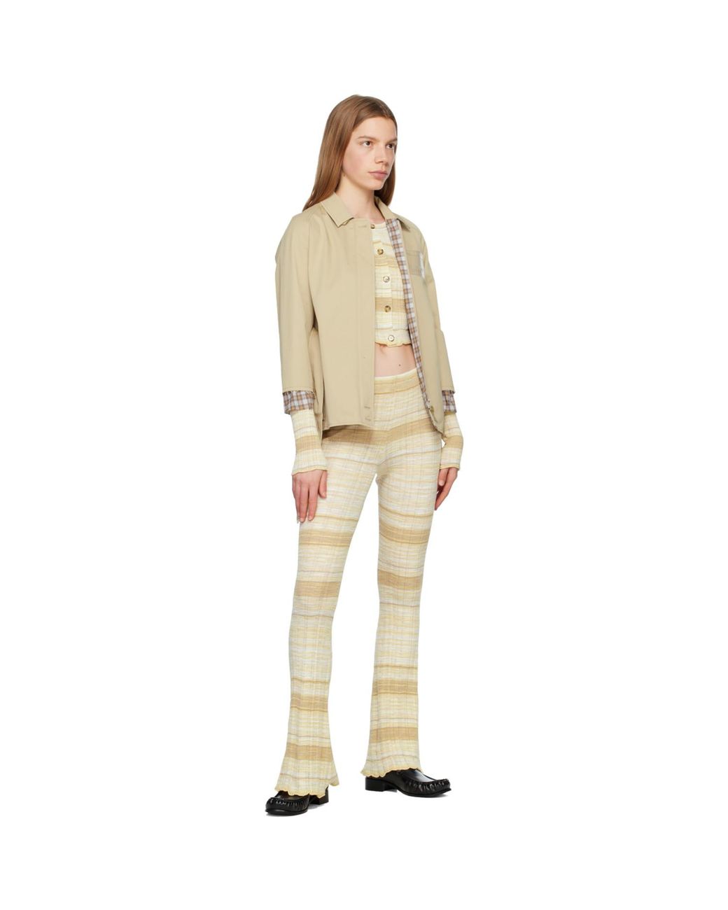 Acne Natural Ssense Exclusive Beige Cardigan