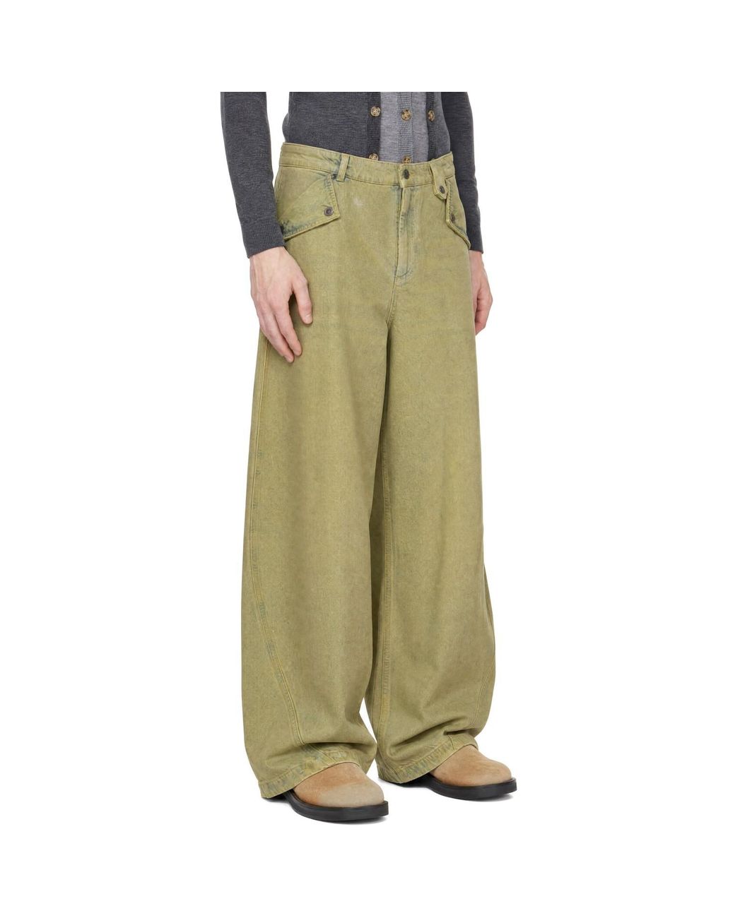 Jean Ample Vert Egonlab pour homme en coloris Green