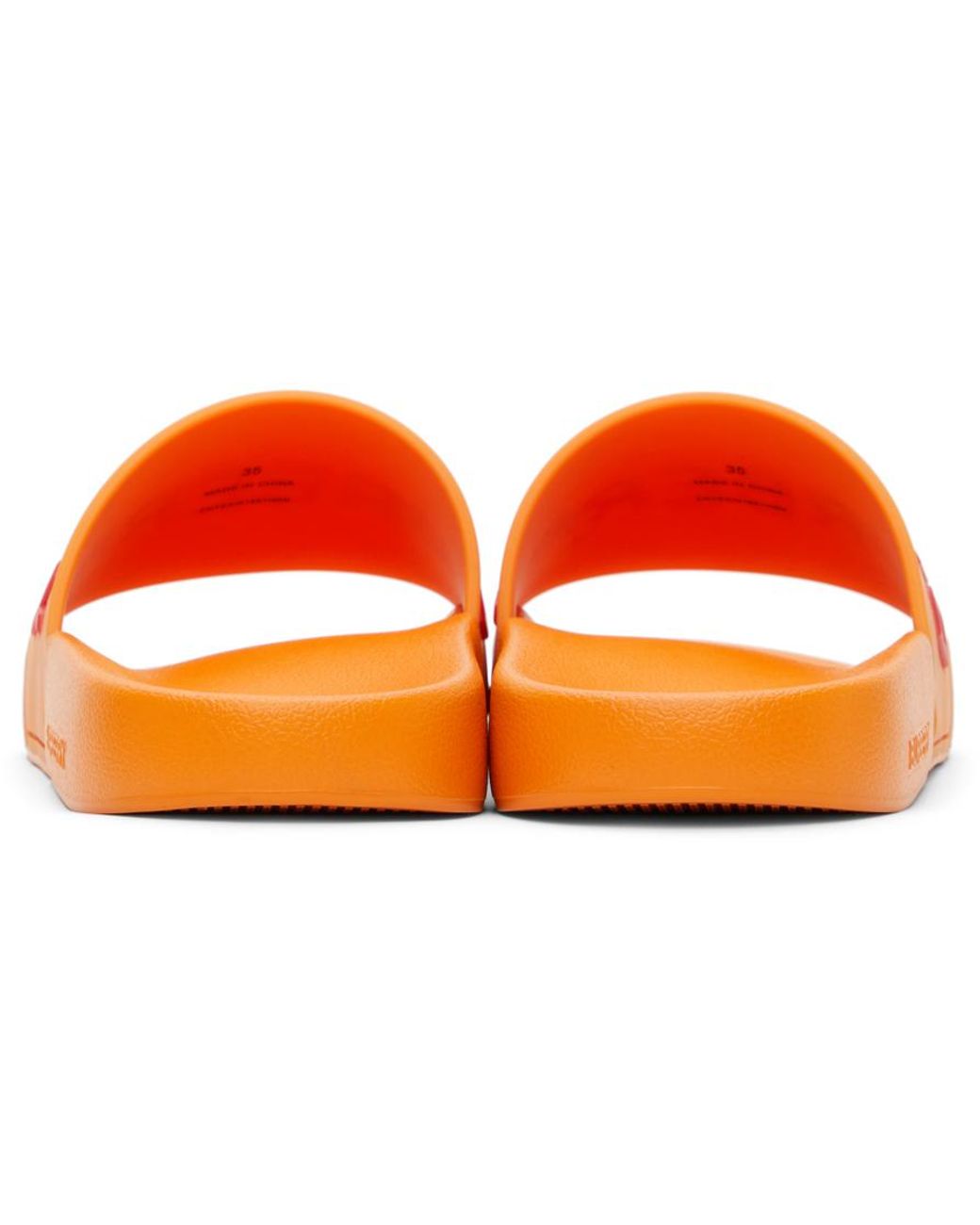 burberry slides orange