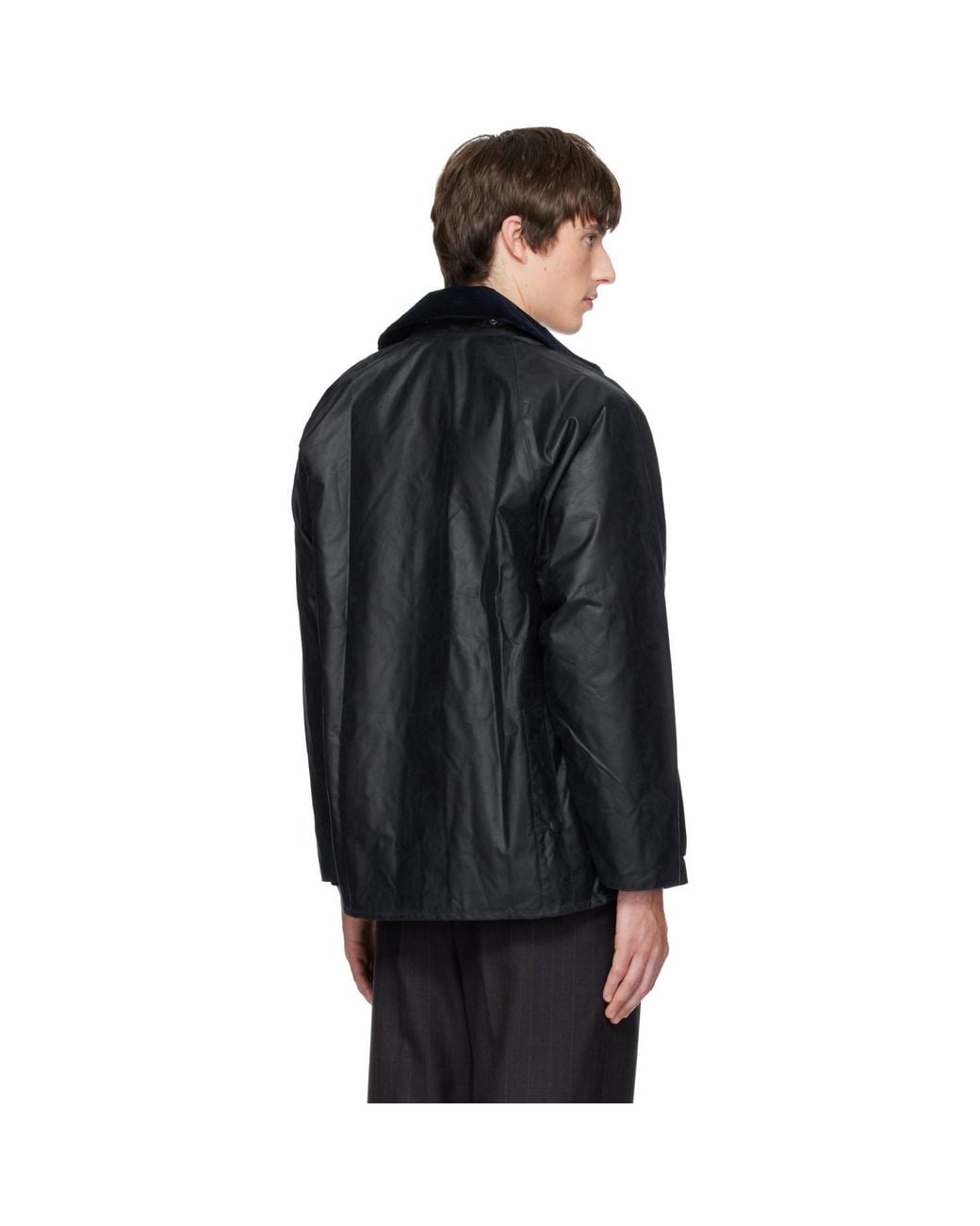 Barbour Red Bedale Waxed Jacket for men