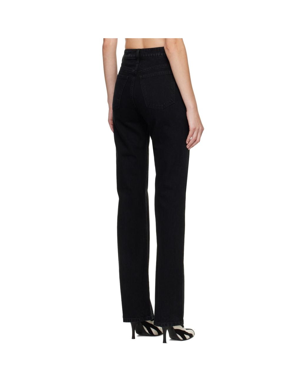 Khaite Black Danielle Jeans