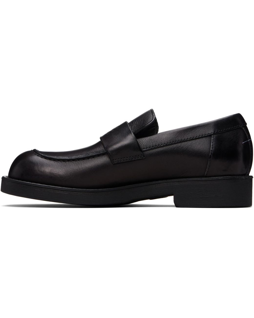MM6 by Maison Margiela Black City Biker Loafers for men