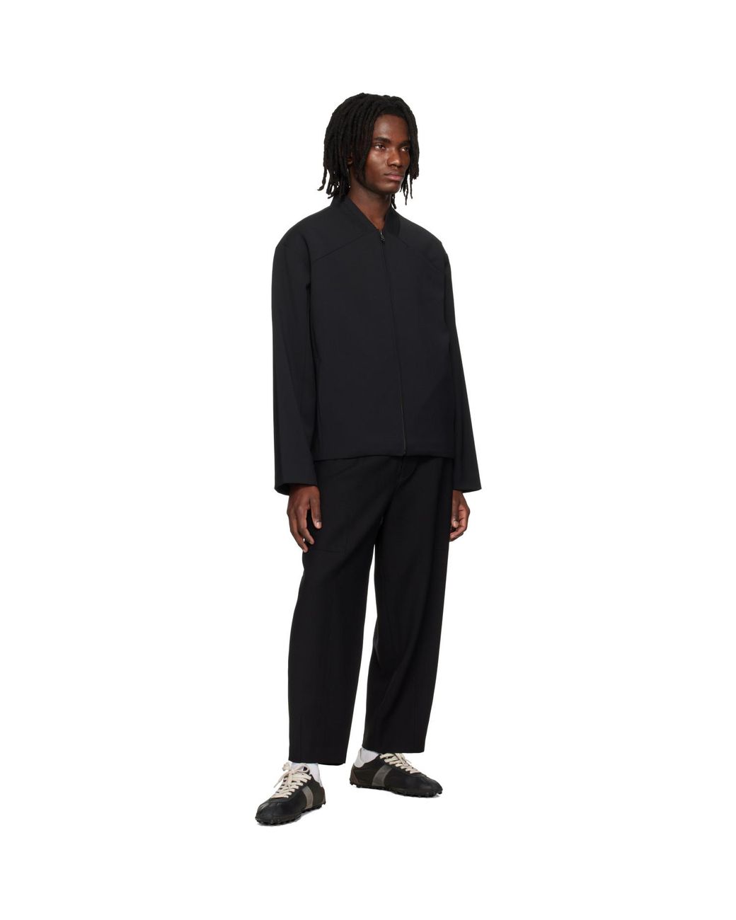 Entire studios Black Tria Jacket for men