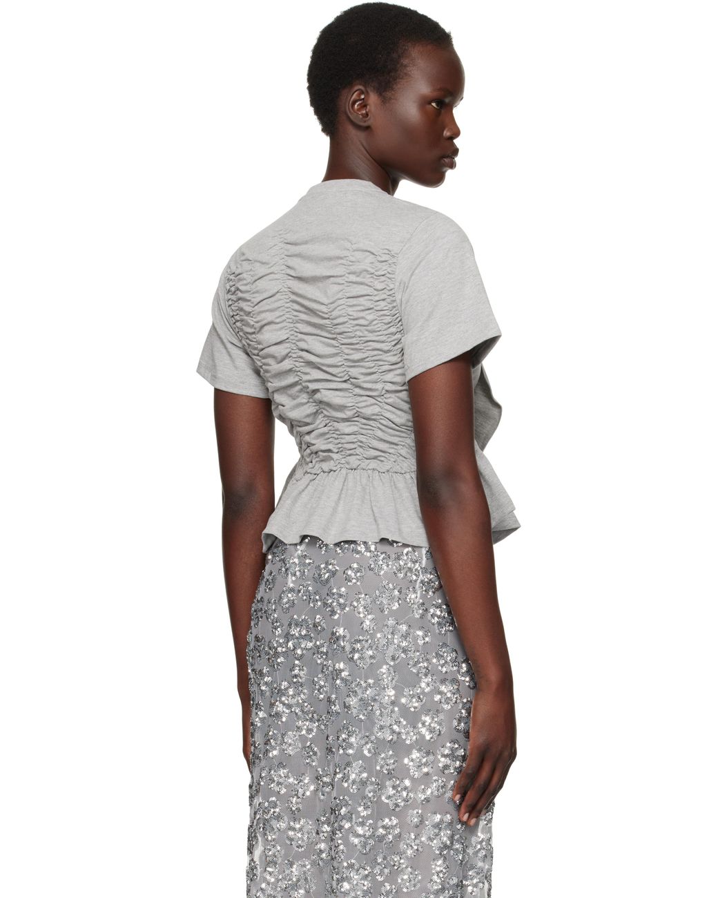 cecilie-bahnsen-Grey-Melange-