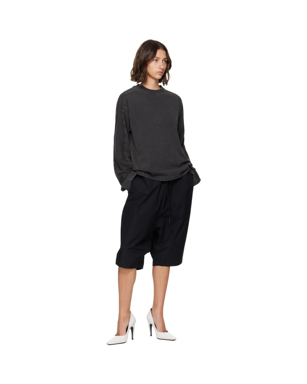 Entire studios Black Heavy Long Sleeve T-Shirt