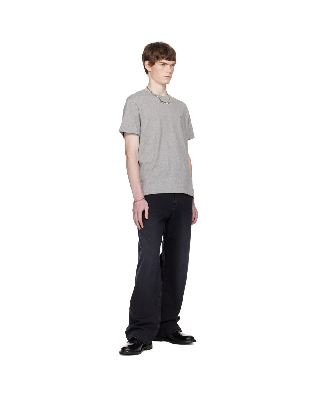 A.P.C. Minimal Maxi Bracelet in Black for Men | Lyst UK