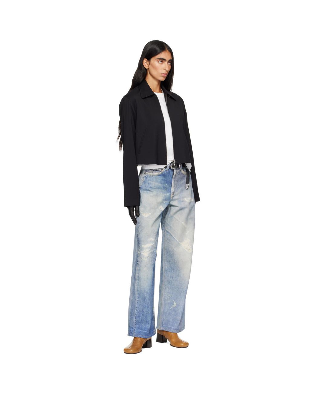 Our Legacy Blue Full Cut Jeans