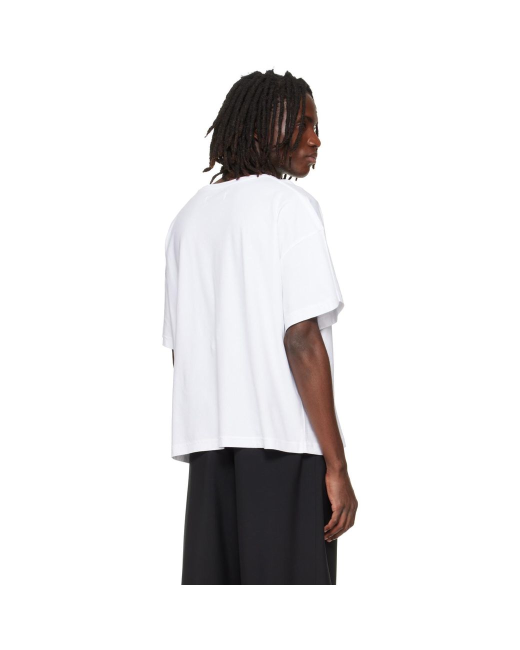 Vivienne Westwood White Orb Oversized Box T-Shirt for men