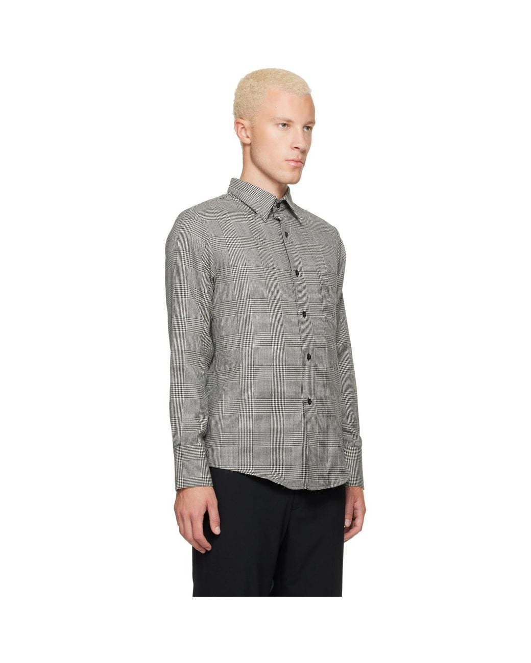 Ernest W. Baker Gray Classic Shirt for men