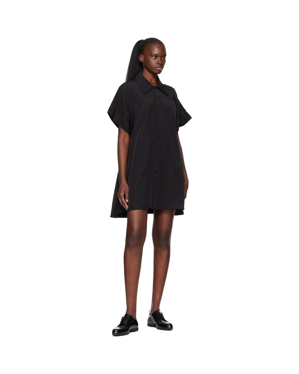 Y-3 Black Short Sleeve Utility Overshirt