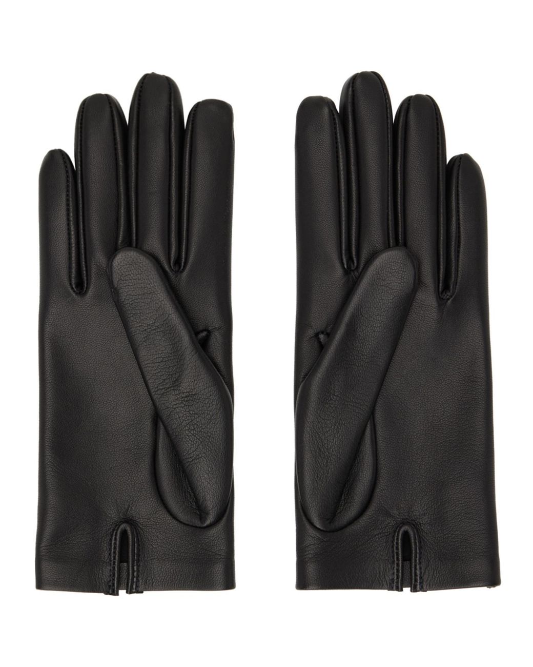 The Row Black Lorella Gloves
